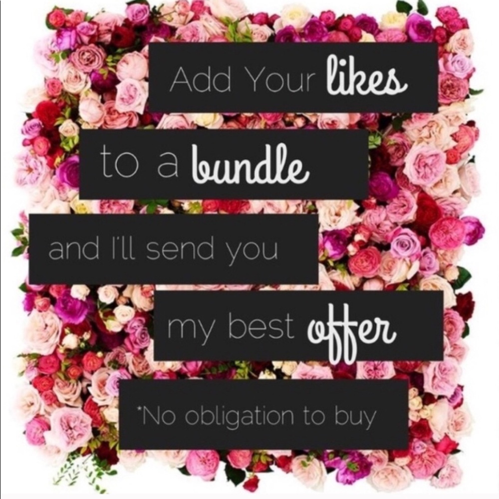Bundle Deals are accepted 😊